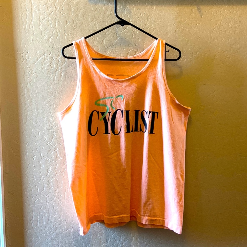 Cyclist vintage 80s 90s boxy wide cut tank top